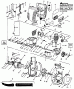 Husqvarna 132 HBV - Handheld Blower Vacuum (1996-01 & After) Listas de piezas de repuesto y dibujos Main Assembly