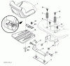 Husqvarna YTH 2348 (96045002200) - Yard Tractor (2010-02 to 2010-01) Listas de piezas de repuesto y dibujos Seat Assembly