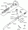 Husqvarna 140 B - Backpack Blower (1996-01 & After) Listas de piezas de repuesto y dibujos Blower Tubes (Tube Mounted Throttle)