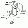 Husqvarna 140 B - Backpack Blower (1996-01 & After) Listas de piezas de repuesto y dibujos Frame