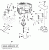 Husqvarna YTH 23V42LS (96043008801) - Yard Tractor (2010-05 & After) Listas de piezas de repuesto y dibujos Engine