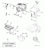 Husqvarna YTH 2448 (960130007) (917.279081) - Yard Tractor (2005-08 & After) (Sears Craftsman) Listas de piezas de repuesto y dibujos Engine