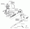 Husqvarna 145 B - Backpack Blower (1997-04 & After) Listas de piezas de repuesto y dibujos Frame Assembly