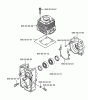 Husqvarna 145 BF - Backpack Blower (Carb II) (2001-04 & After) (California) Listas de piezas de repuesto y dibujos Cylinder / Crankcase