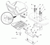 Husqvarna YTH 2454 (96043006000) - Yard Tractor (2008-12 & After) Spareparts Seat Assembly