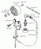 Husqvarna 145 BT - Backpack Blower (1997-05 & After) Listas de piezas de repuesto y dibujos Ignition & Flywheel