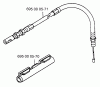 Husqvarna 145 BT - Backpack Blower (1997-05 & After) Spareparts Secondary Throttle Cable