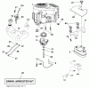 Husqvarna YTH 24V48LS (96043009800) - Yard Tractor (2009-12 & After) Listas de piezas de repuesto y dibujos Engine