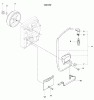 Husqvarna 150 BF - Backpack Blower (2008-10 & After) Listas de piezas de repuesto y dibujos Ignition / Flywheel