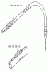 Husqvarna 155 BT - Backpack Blower (1998-10 & After) Listas de piezas de repuesto y dibujos Second Throttle Cable