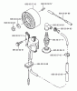 Husqvarna 155 BT - Backpack Blower (2001-04 & After) (California) Listas de piezas de repuesto y dibujos Ignition / Flywheel