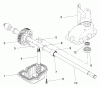 Husqvarna 5521 RSE (954223470) - Walk-Behind Mower (2004-07 & After) Pièces détachées Gear Case Assembly