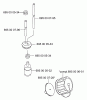 Husqvarna 165 BT - Backpack Blower (2001-06 & After) Listas de piezas de repuesto y dibujos Fuel Line / Fuel Cap