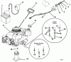 Husqvarna 600 C (601100023) - Walk-Behind Mower (2000-03 to 2000-10) Listas de piezas de repuesto y dibujos Engine & Electrical