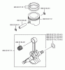 Husqvarna 165 BT - Backpack Blower (2001-06 & After) Listas de piezas de repuesto y dibujos Piston / Crankshaft