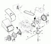 Husqvarna 6522 CHC (954222725) - Walk-Behind Mower (2001-11 & After) Listas de piezas de repuesto y dibujos Drive Assembly