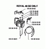 Husqvarna Royal 48 SE - Walk-Behind Mower (1993-05 & After) Listas de piezas de repuesto y dibujos Ignition Assembly (Royal 48 SE)