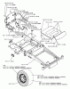 Husqvarna EZ 4216 HO (968999290) - Zero-Turn Mower (2006-02 & After) Listas de piezas de repuesto y dibujos Main Frame (Part 1)