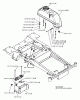 Husqvarna EZ 4216 HO (968999290) - Zero-Turn Mower (2006-02 & After) Listas de piezas de repuesto y dibujos Main Frame (Part 2)