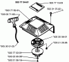 Husqvarna 225 HBV - Handheld Blower Vacuum (1996-09 to 1997-01) Listas de piezas de repuesto y dibujos Starter Assembly