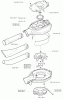 Husqvarna 225 HBV - Handheld Blower Vacuum (2000-01 & After) Listas de piezas de repuesto y dibujos Casing Assembly
