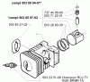 Husqvarna 225 HBV - Handheld Blower Vacuum (2000-01 & After) Listas de piezas de repuesto y dibujos Piston Cylinder