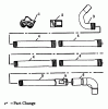 Husqvarna 22 HB - Handheld Blower Vacuum (1988-01 & After) Listas de piezas de repuesto y dibujos Gutter Attachment Kit P/N 952703530