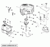 Husqvarna 2042LS (96043004200) - Lawn Tractor (2008-01 & After) Listas de piezas de repuesto y dibujos Engine