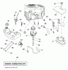 Husqvarna 2146XLS (96043006700) - Lawn Tractor (2008-12 & After) Listas de piezas de repuesto y dibujos Engine