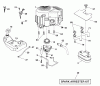 Husqvarna 2748GLS (96043004600) - Lawn Tractor (2008-01 & After) Listas de piezas de repuesto y dibujos Engine