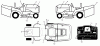 Husqvarna CT 130 (954170017) (HECT130C) - Lawn Tractor (2000-02 to 2001-07) Spareparts Decals
