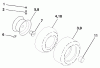 Husqvarna CT 130 (954170017) (HECT130C) - Lawn Tractor (2000-02 to 2001-07) Listas de piezas de repuesto y dibujos Wheels & Tires