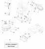 Husqvarna CT 130 (954170017) (HECT130D) - Lawn Tractor (2001-08 & After) Listas de piezas de repuesto y dibujos Engine