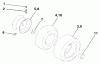Husqvarna CT 130 (954170017) (HECT130D) - Lawn Tractor (2001-08 & After) Listas de piezas de repuesto y dibujos Wheels & Tires