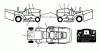 Husqvarna CT 154 (96051002600) - Lawn Tractor (2012-01 & After) Spareparts DECALS