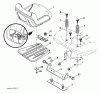 Husqvarna CT 154 (96051002600) - Lawn Tractor (2012-01 & After) Listas de piezas de repuesto y dibujos SEAT