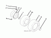 Husqvarna CT 154 (96051002601) - Lawn Tractor (2012-08 & After) Listas de piezas de repuesto y dibujos WHEELS TIRES