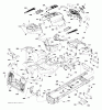 Husqvarna CTH 126 (96051000803) - Lawn Tractor (2013-05) Listas de piezas de repuesto y dibujos CHASSIS ENCLOSURES
