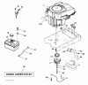 Husqvarna CTH 174 (96051002701) - Lawn Tractor (2012-05 & After) Listas de piezas de repuesto y dibujos ENGINE
