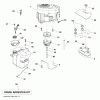 Husqvarna CTH 184T (96051003300) - Lawn Tractor (2012-01 & After) Listas de piezas de repuesto y dibujos ENGINE