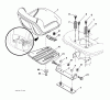 Husqvarna CTH 126 (96051000802) - Lawn Tractor (2012-08 & After) Listas de piezas de repuesto y dibujos SEAT
