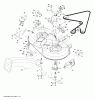 Husqvarna CTH 2038 (96061030402) - Lawn Tractor (2011-02 & After) Listas de piezas de repuesto y dibujos MOWER DECK / CUTTING DECK