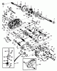 Husqvarna GT 180 (954000372) (H1850C) - Garden Tractor (1992-08 to 1992-10) Listas de piezas de repuesto y dibujos Transaxle