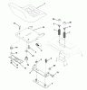 Husqvarna GT 200 (954140011A) - Garden Tractor (1997-12 & After) Listas de piezas de repuesto y dibujos Seat Assembly