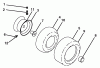 Husqvarna GT 2254 (96025000200) - Garden Tractor (2005-05 & After) Listas de piezas de repuesto y dibujos Wheels & Tires