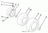 Husqvarna GT 2254 (96025000201) - Garden Tractor (2005-05 & After) Listas de piezas de repuesto y dibujos Wheels & Tires