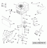 Husqvarna GTH 220 (954140012A) - Garden Tractor (1997-12 & After) Listas de piezas de repuesto y dibujos Engine