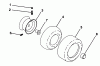 Husqvarna GTH 220 (954140012A) - Garden Tractor (1997-12 & After) Listas de piezas de repuesto y dibujos Wheels And Tires