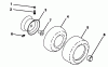 Husqvarna GTH 220 (954140012B) - Garden Tractor (1996-11 & After) Listas de piezas de repuesto y dibujos Wheels & Tires