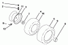 Husqvarna GTH 2250B (954567093) - Garden Tractor (2001-02 & After) Listas de piezas de repuesto y dibujos Wheels & Tires